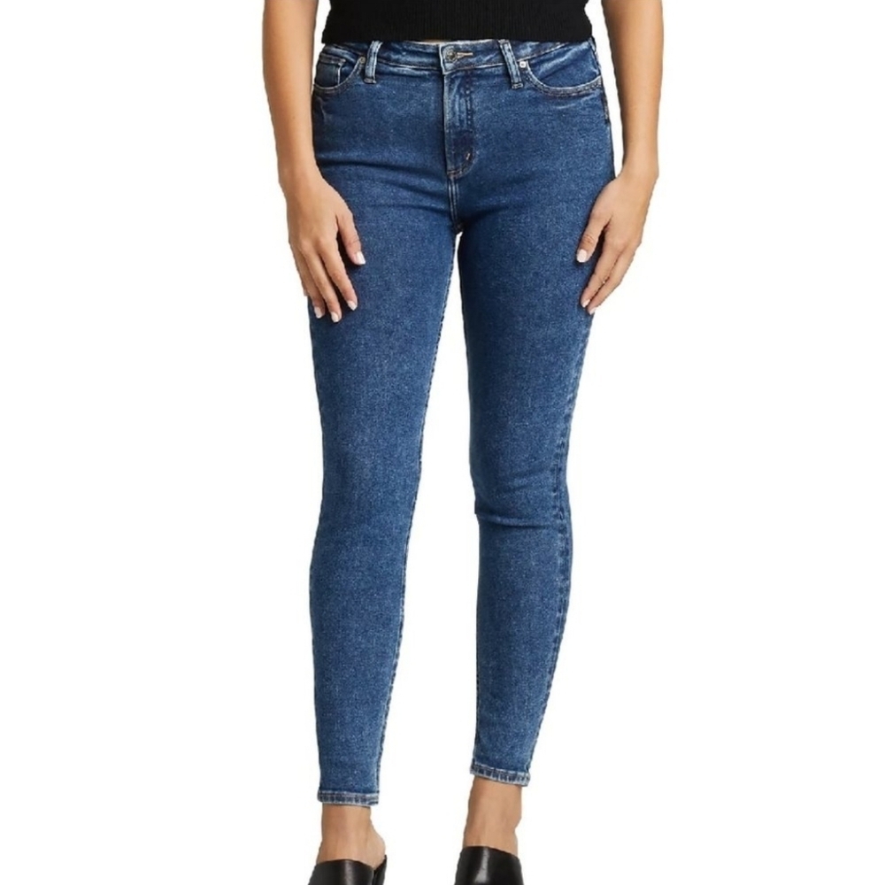 Silver Jeans Co. Women's High Note High Rise Skinny Jeans